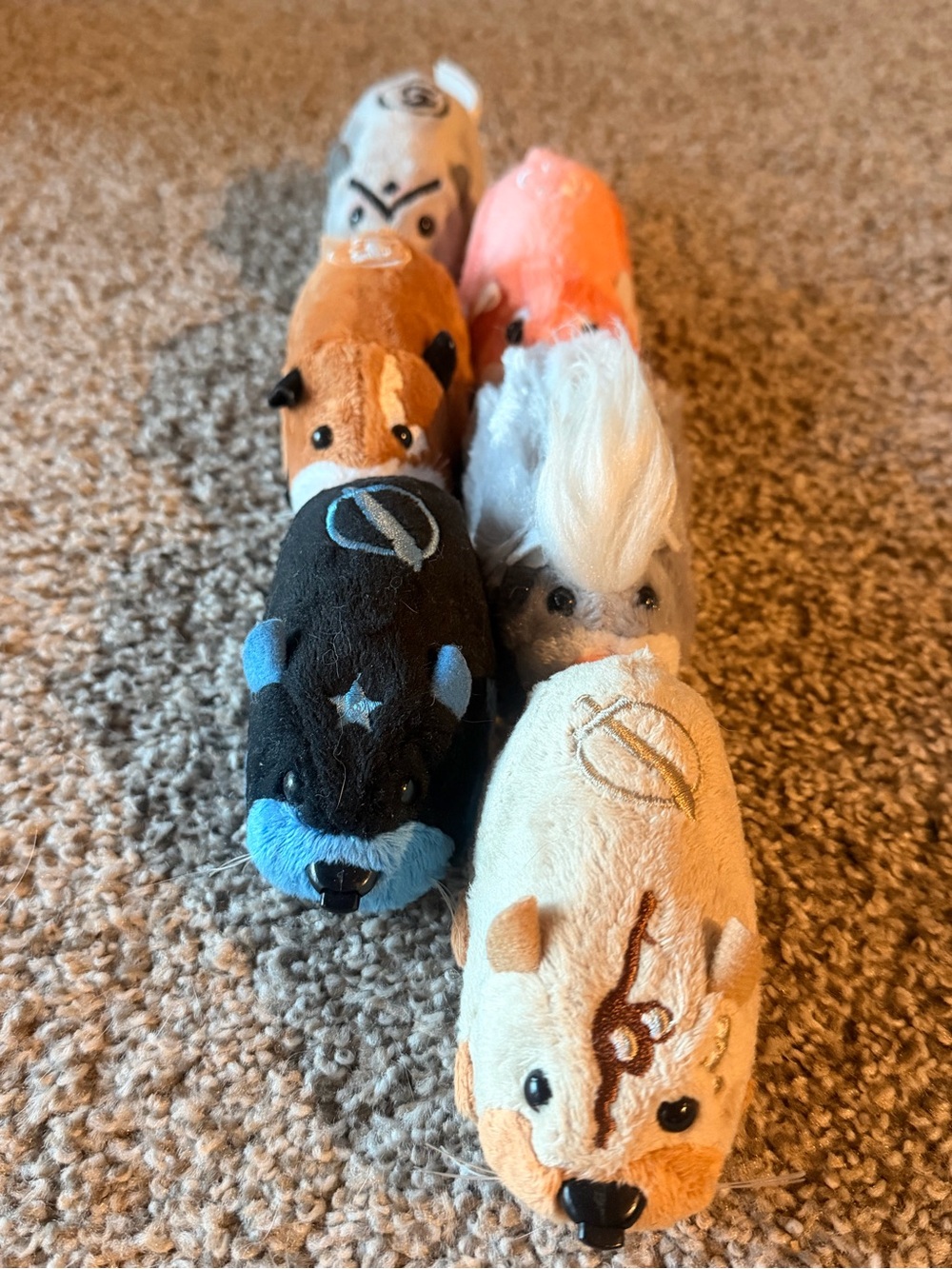 Zhu Plush Small hamsters Toy - Lot of 6- Everything is in working order - Picture 3 of 7